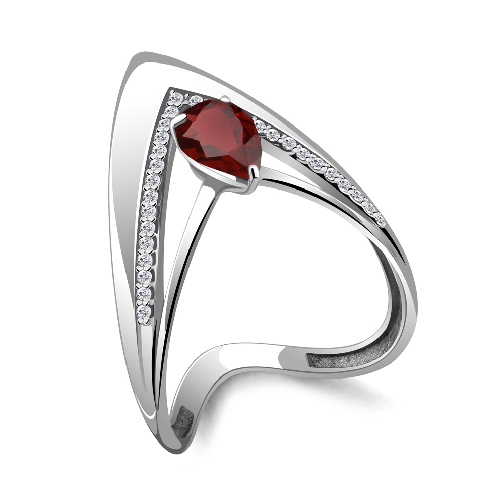 

Кольцо из серебра р. , AQUAMARINE 6560203А_925_р, 6560203А_925_р