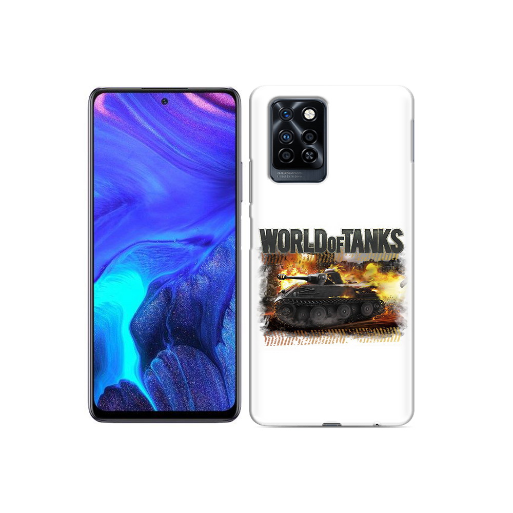 

Чехол MyPads Tocco для Infinix Note 10 Pro Мир танков-2, Прозрачный, Tocco