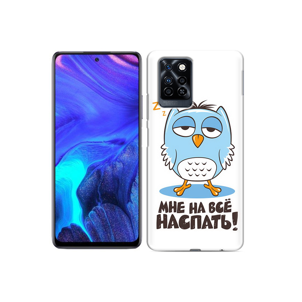 

Чехол MyPads Tocco для Infinix Note 10 Pro Мне на все наспать, Прозрачный, Tocco