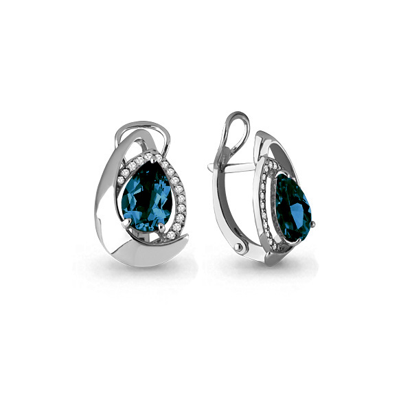 

Серьги из серебра 4480008А_925_р, 4480008А_925_р