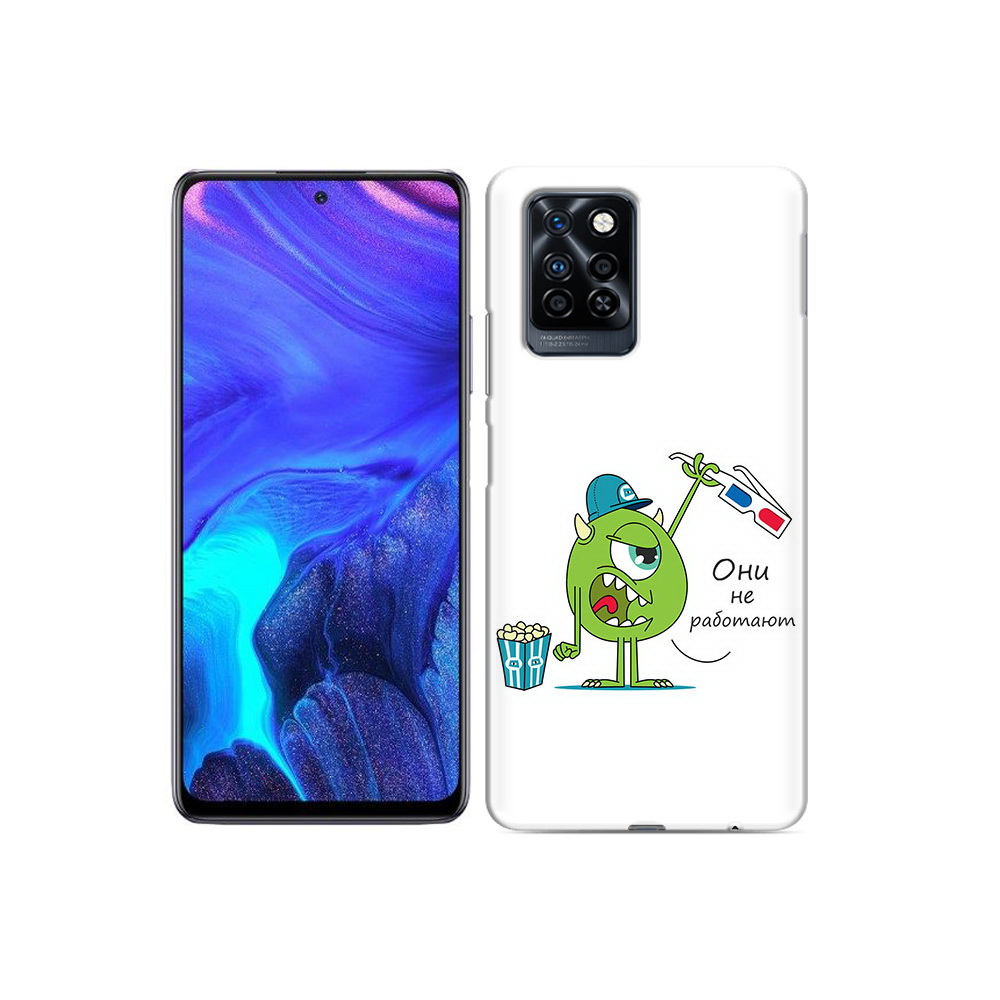 

Чехол MyPads Tocco для Infinix Note 10 Pro Очки не работают, Прозрачный, Tocco