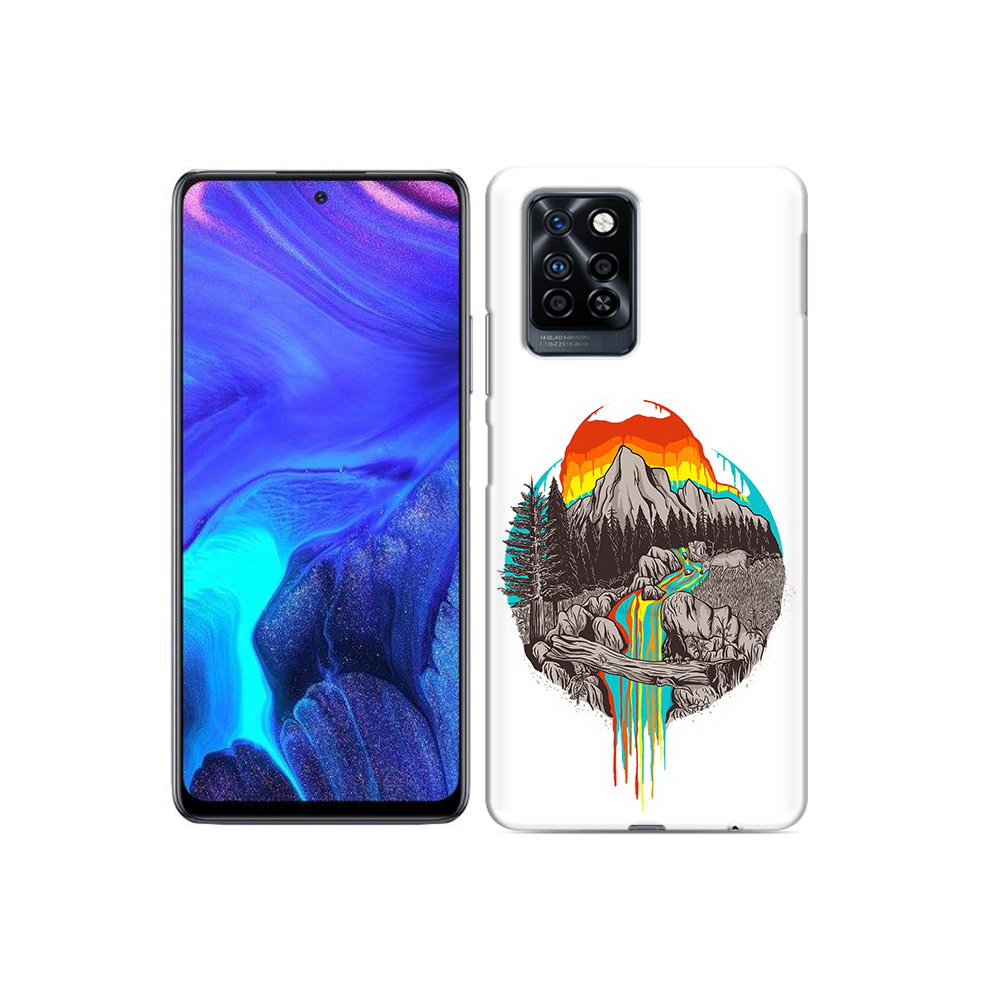 

Чехол MyPads Tocco для Infinix Note 10 Pro Радужный водопад, Прозрачный, Tocco