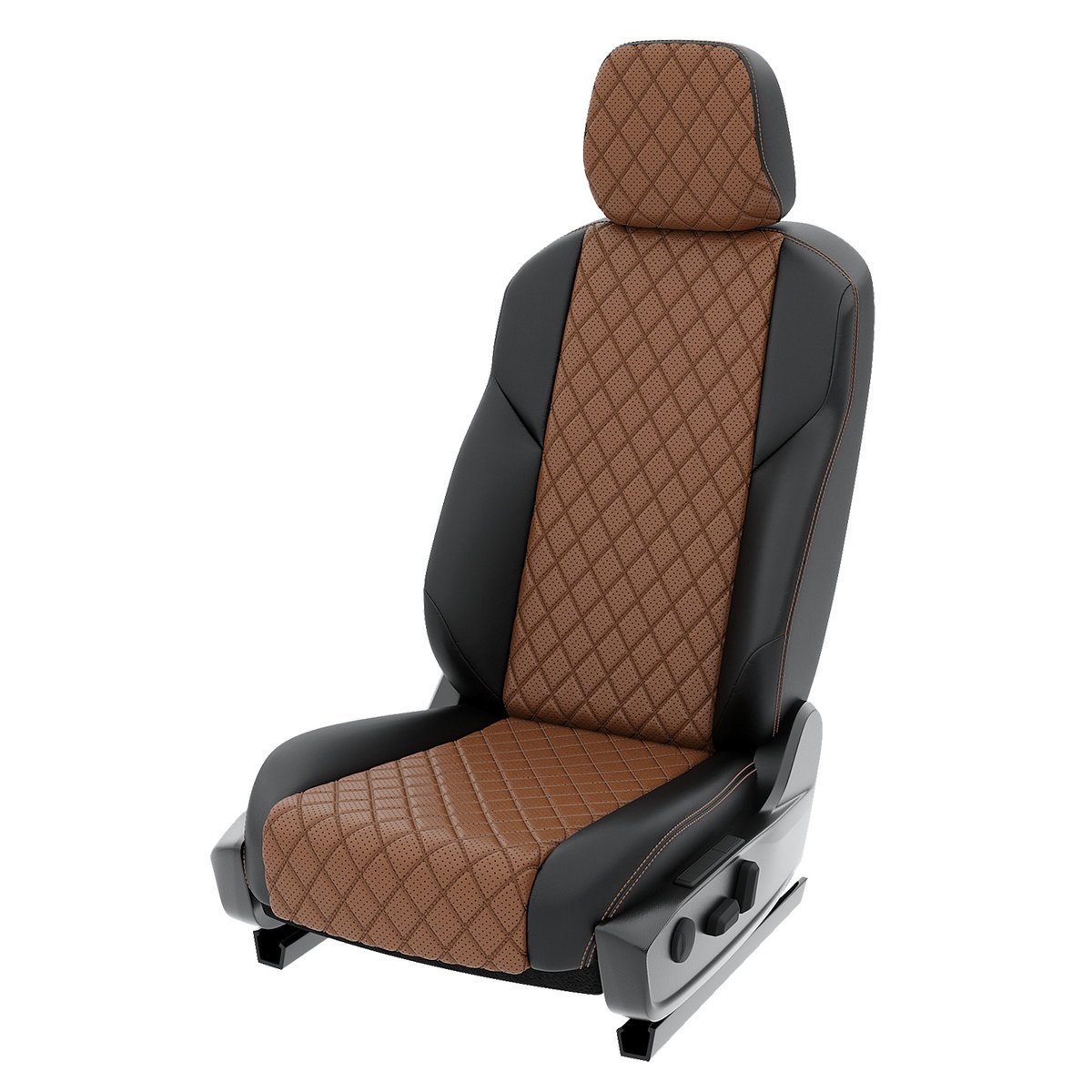 

Чехлы на сиденья Click Auto для Volkswagen T6 Caravelle Caravelle T6 CA1715CF2S498, Коричневый;черный, CA1715