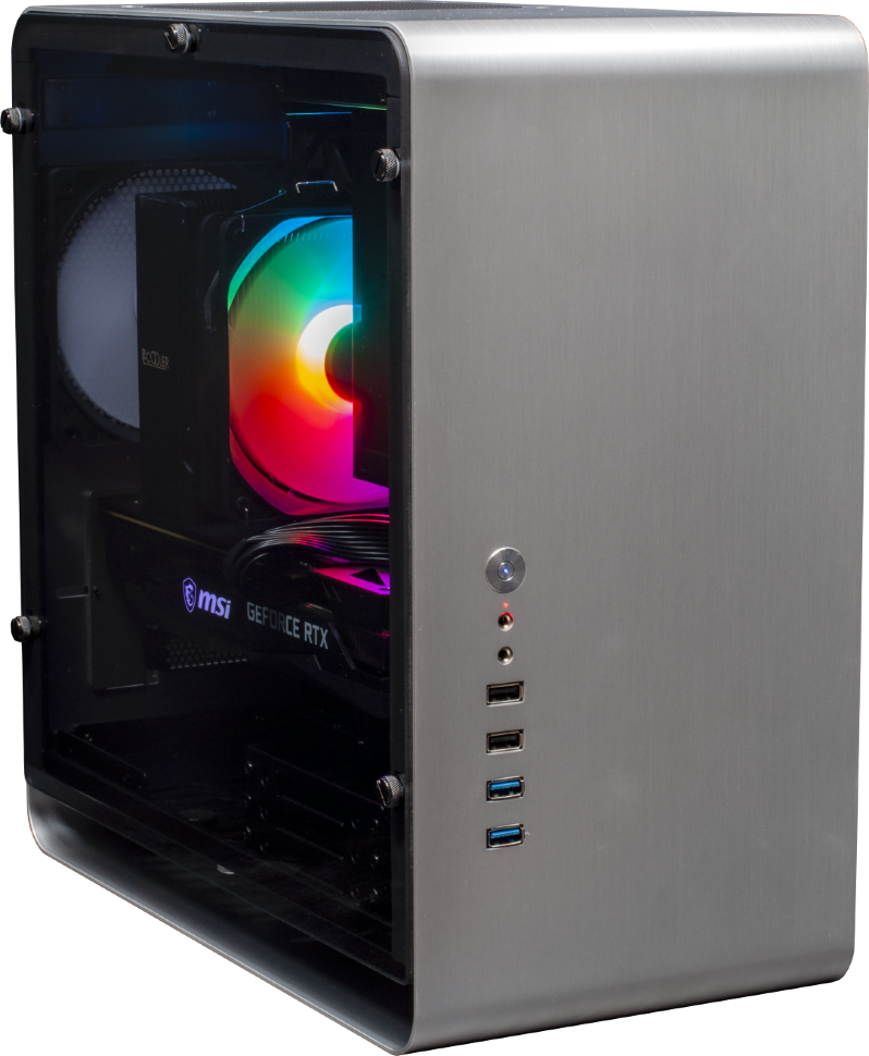 Настольный компьютер Sistema серебристый (iHome-4.5-m-W10)