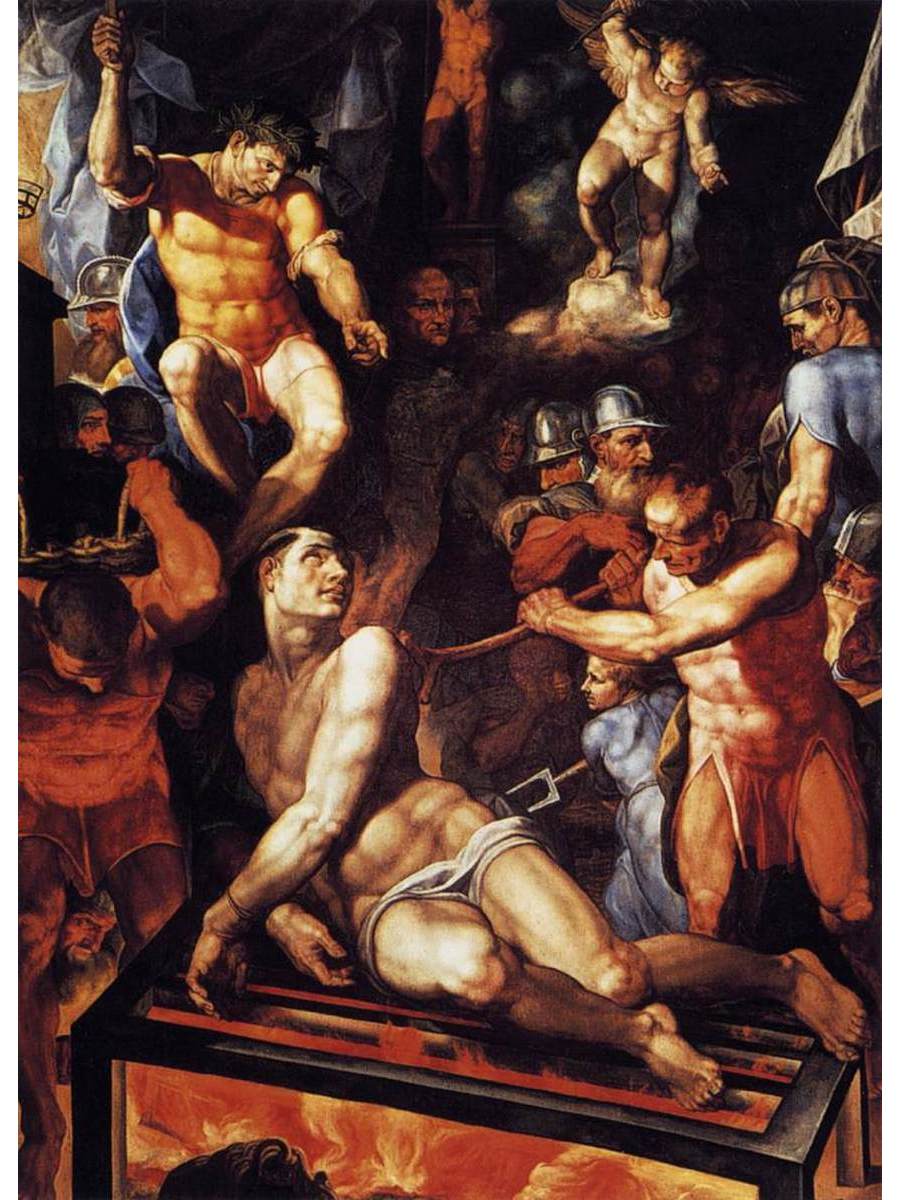 

Постер DRABS A3 Пеллегрино Тибальди Martyrdom of St Lawrence