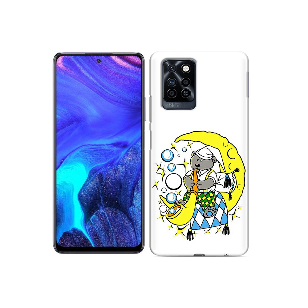 

Чехол MyPads Tocco для Infinix Note 10 Pro Сырная луна, Прозрачный, Tocco