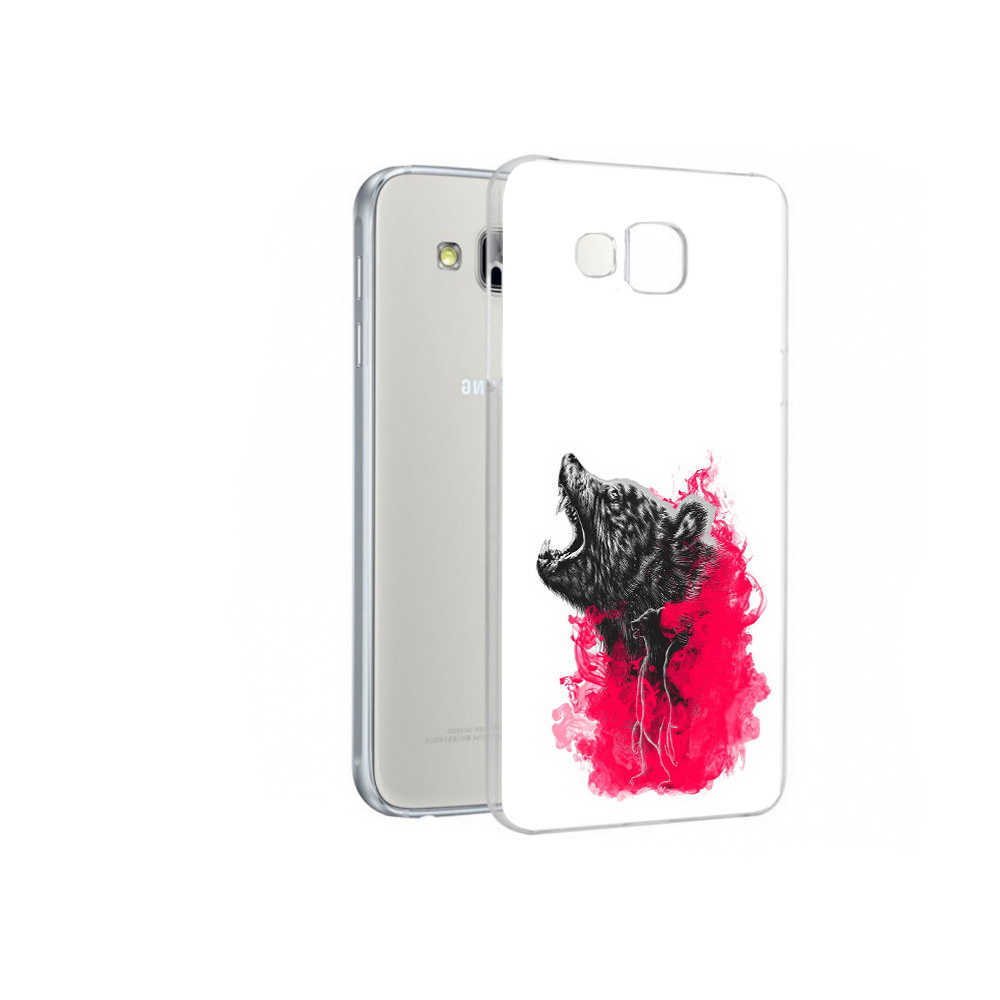 

Чехол MyPads Tocco для Samsung Galaxy A7 медведь в дымке, Прозрачный, Tocco