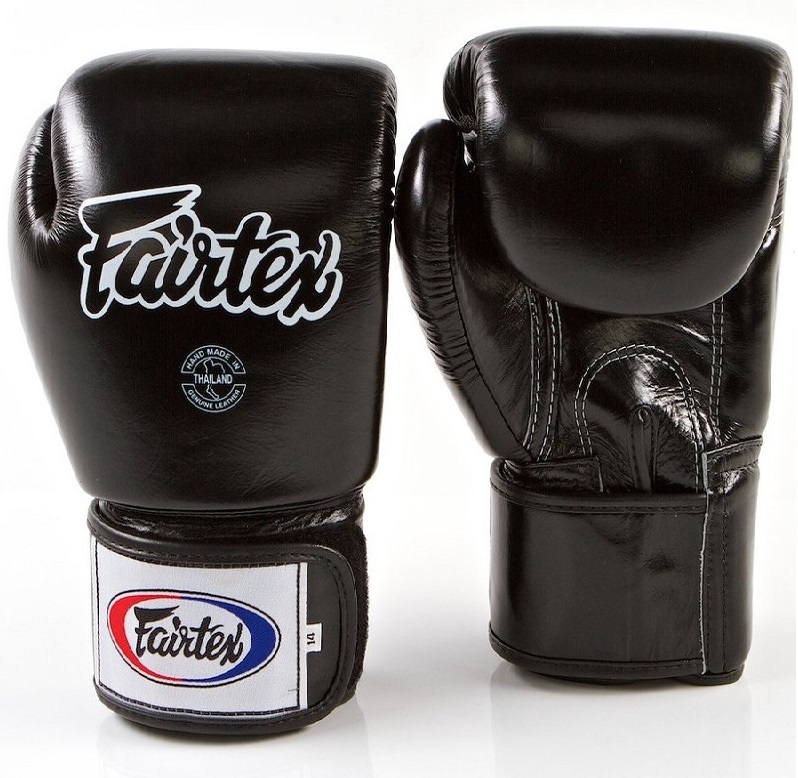 Боксерские перчатки Fairtex Boxing gloves BGV1 Black 14 унций