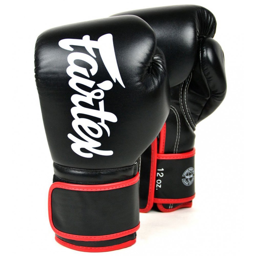 фото Боксерские перчатки fairtex boxing gloves bgv14 black 8 унций