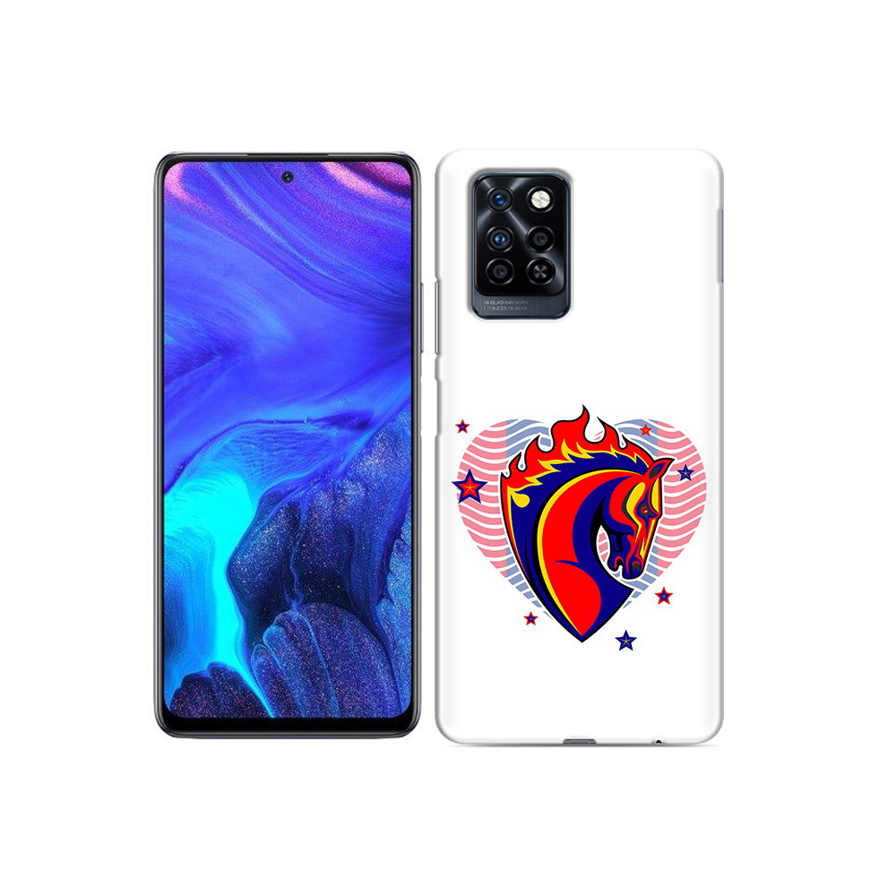 

Чехол MyPads Tocco для Infinix Note 10 Pro ФК ЦСЛ Лошадь, Прозрачный, Tocco