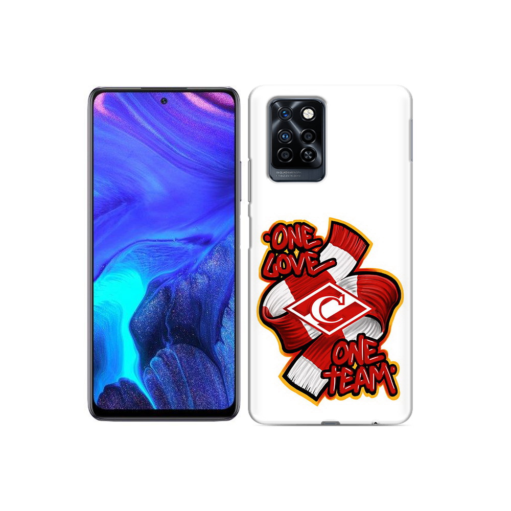 

Чехол MyPads Tocco для Infinix Note 10 Pro ФК спарак 1 любовь, Прозрачный, Tocco