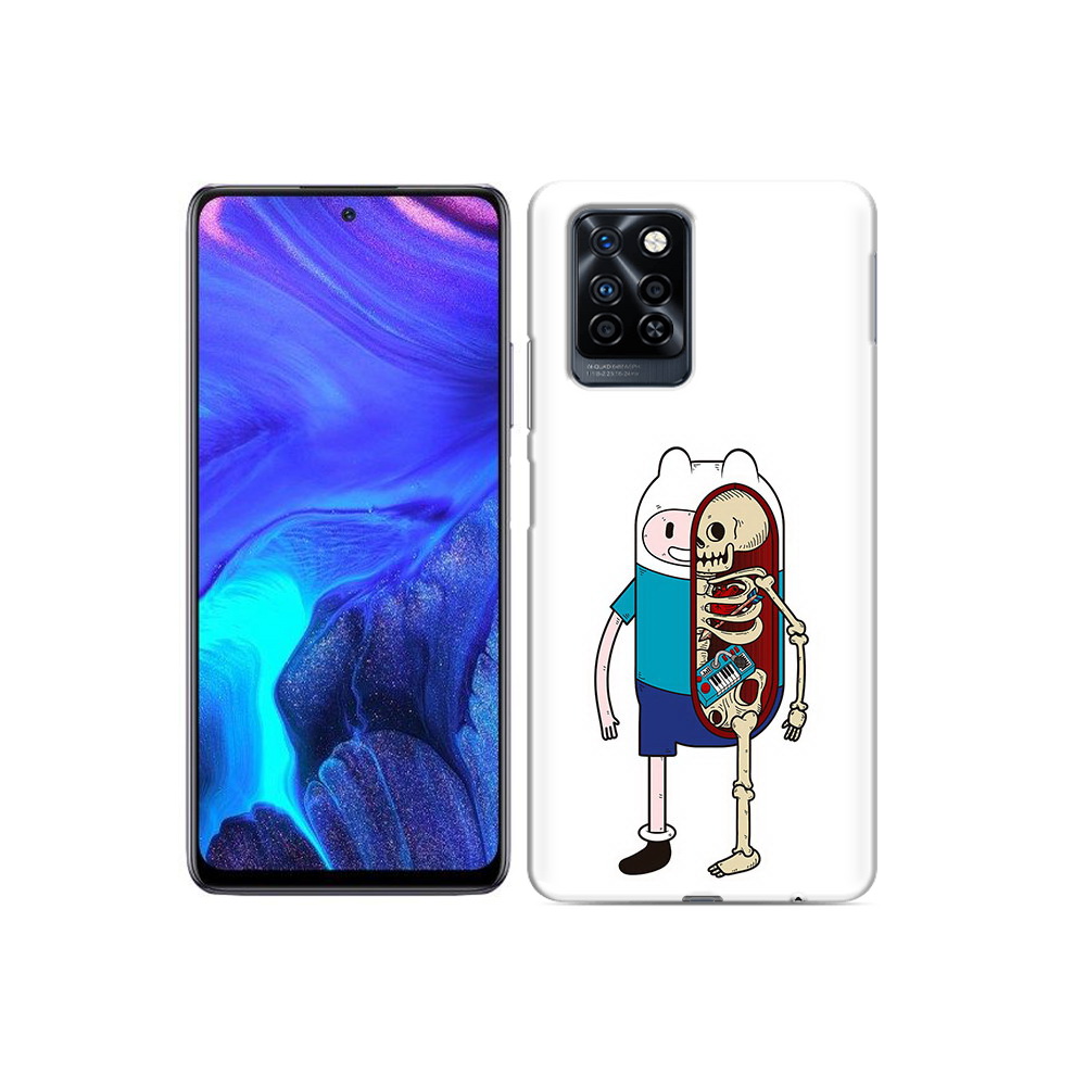 

Чехол MyPads Tocco для Infinix Note 10 Pro Финн скелет, Прозрачный, Tocco