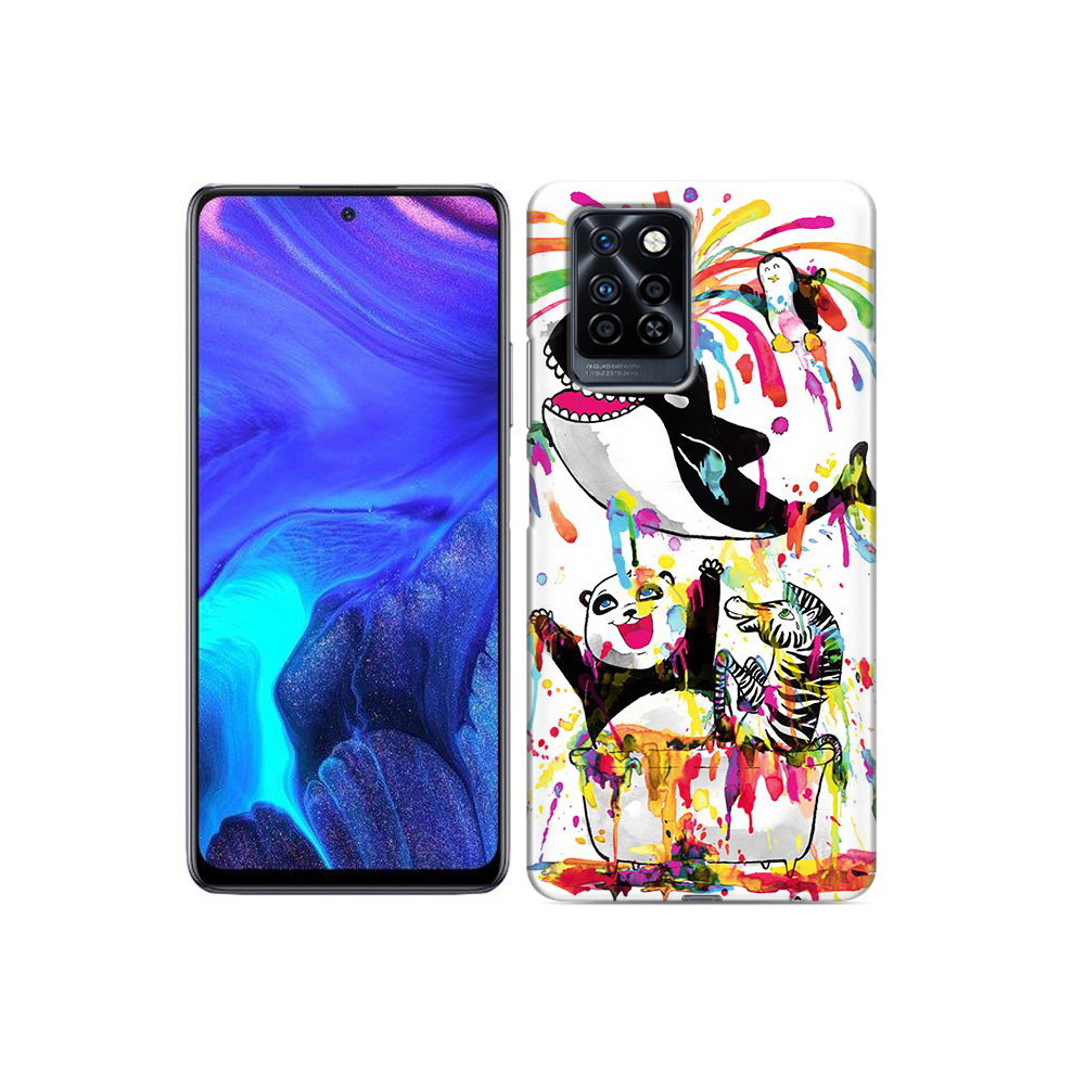 

Чехол MyPads Tocco для Infinix Note 10 Pro Хиппи кит, Прозрачный, Tocco