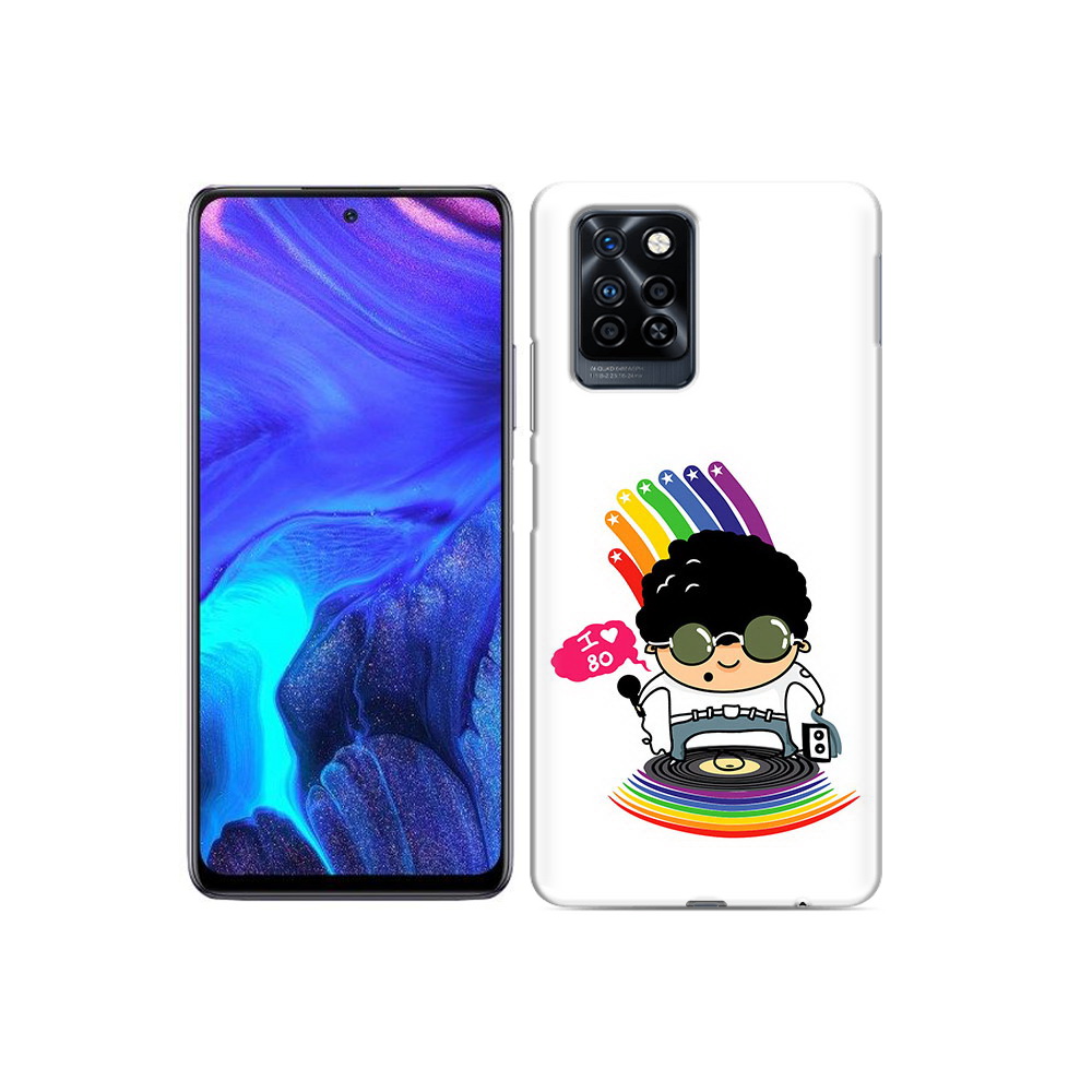 

Чехол MyPads Tocco для Infinix Note 10 Pro Я люблю 80-е, Прозрачный, Tocco