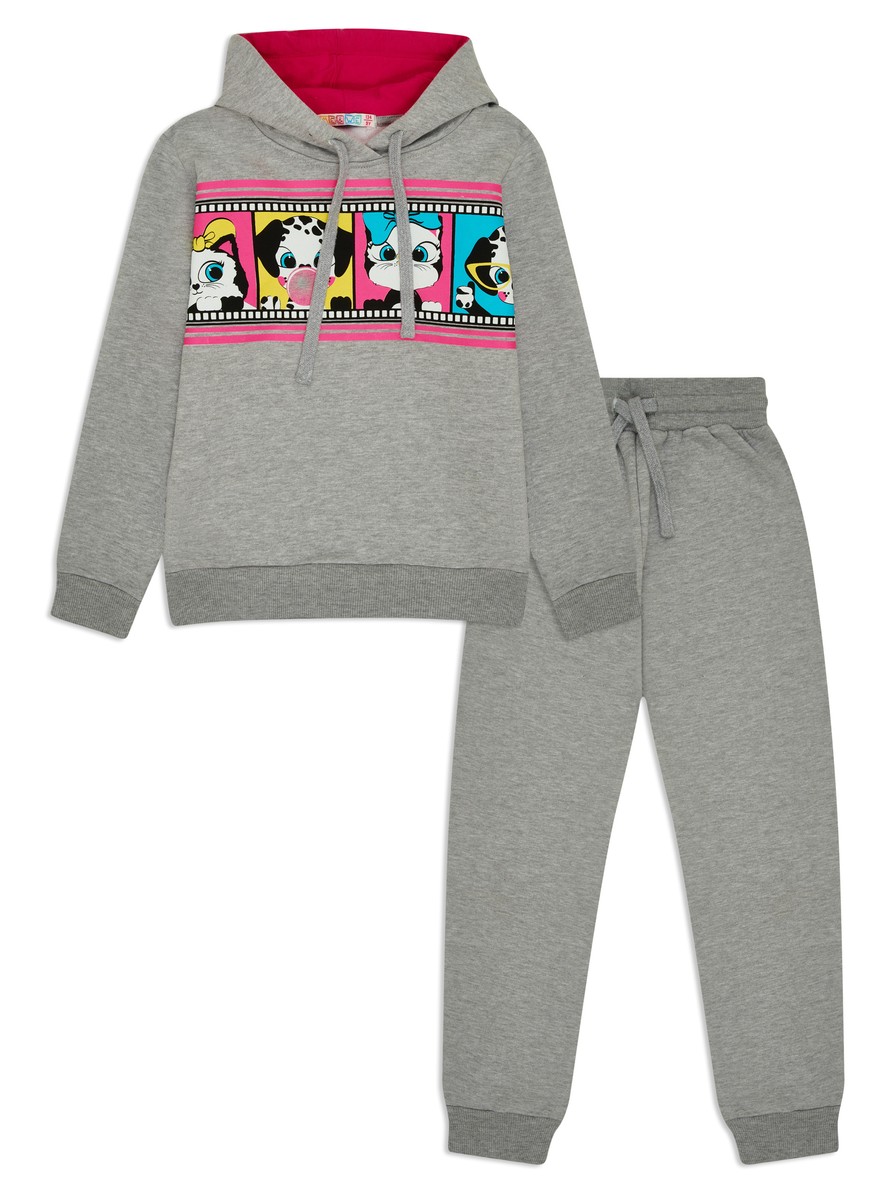 

Костюм для девочки Me&We AG122-T702-705 Серый-110, AG122-T702-705