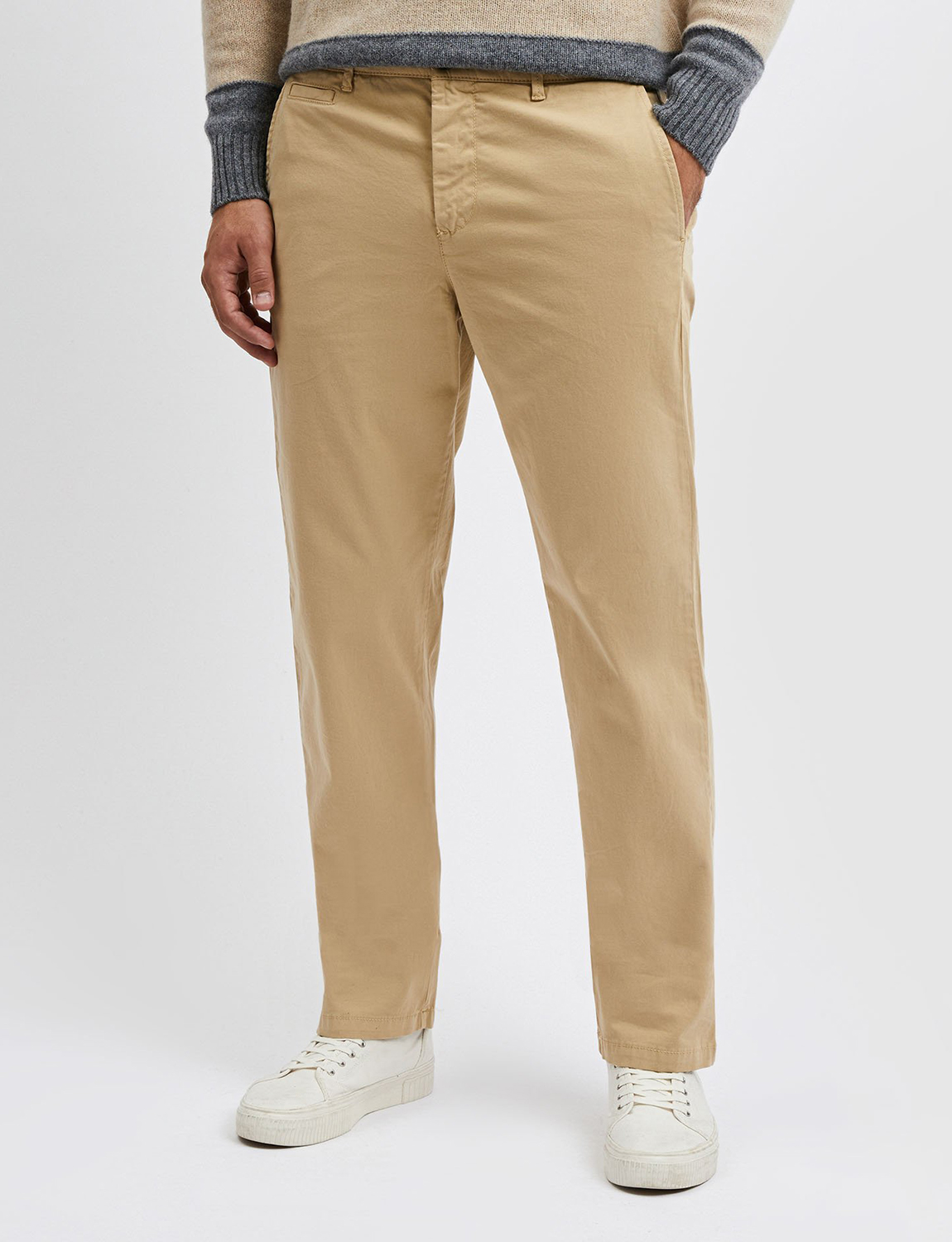 фото Брюки мужские united colors of benetton 21a_4dkh55i28 бежевые 48 ru