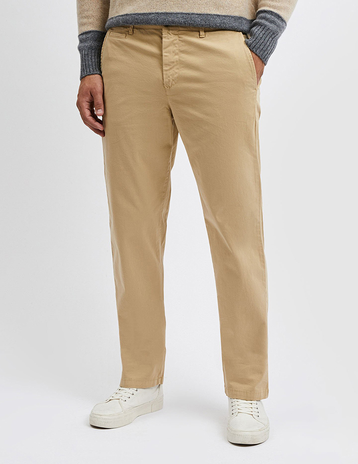 

Брюки мужские United Colors of Benetton 21A_4DKH55I28 бежевые 48 RU, 21A_4DKH55I28