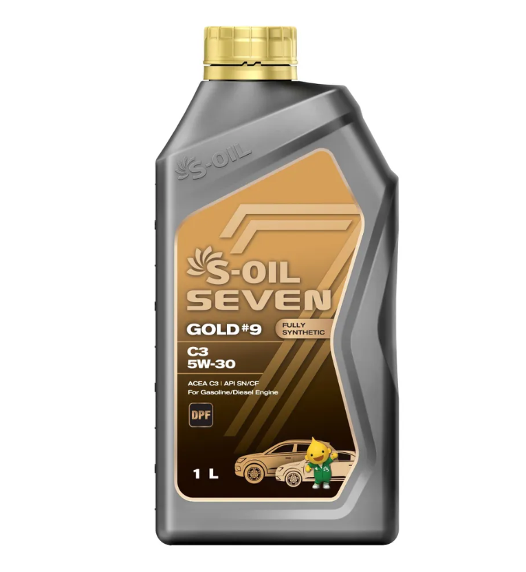 

Моторное масло S-OIL 5W30 7 GOLD #9 ECO C3 ACEA C3, API SN 1л