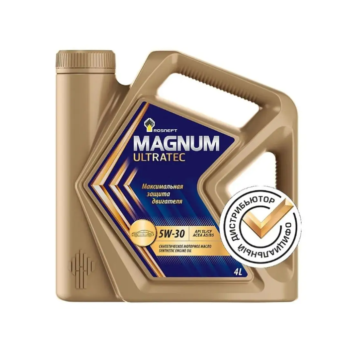

Масло моторное 5W30 синт. Magnum Ultratec SL/CF (АКЦИЯ 4+1) (Роснефть) 1шт