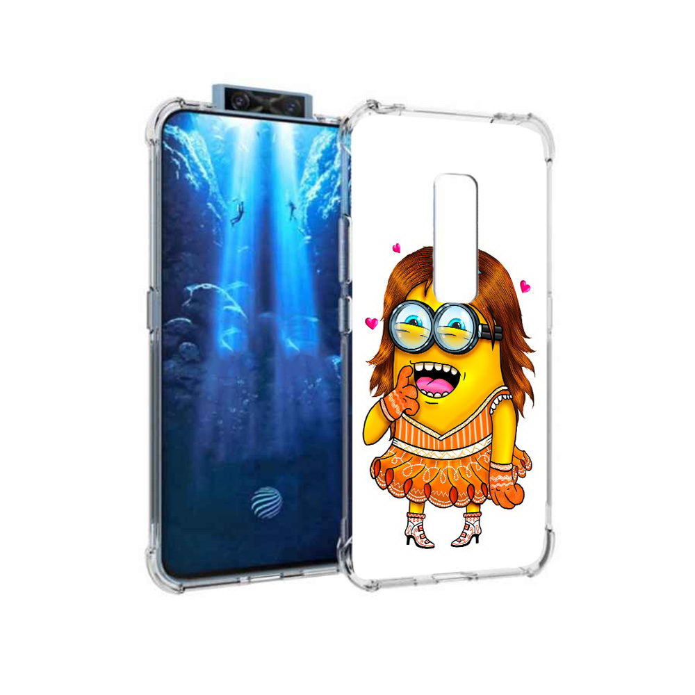 

Чехол MyPads Tocco для Vivo V17 Pro Миньон девочка (PT226965.387.116), Прозрачный, Tocco
