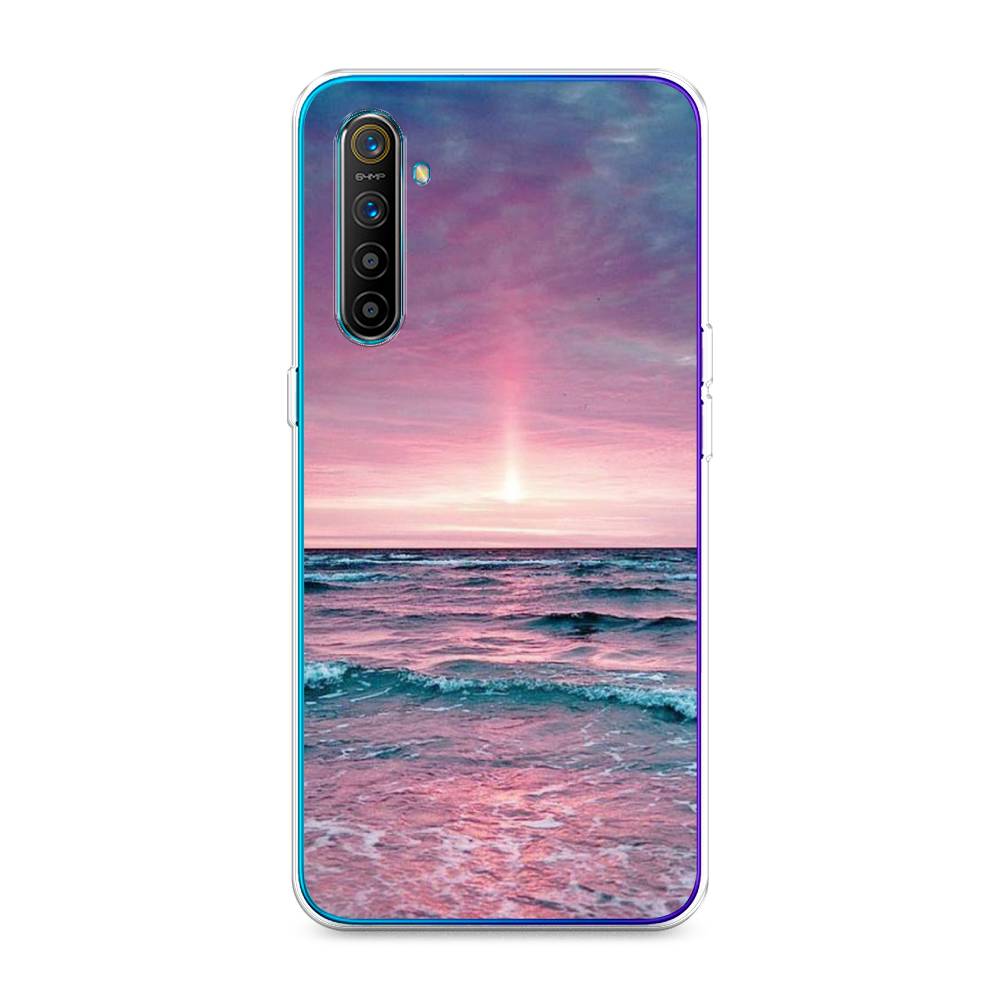 

Чехол на Realme XT "Восход 3", Розовый;голубой, 251450-2