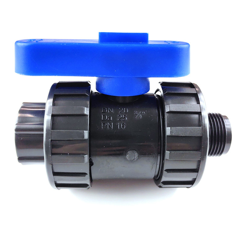 

Кран ПНД Boutte 25 3/4" НР х 3/4" ВР 9273965, Черный, 9273965