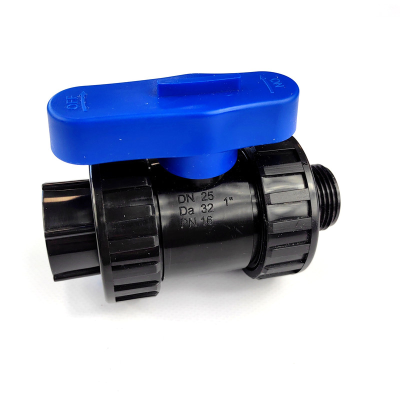 

Кран ПНД Boutte 32 1" НР х 1" ВР 9273972, Черный, 9273972