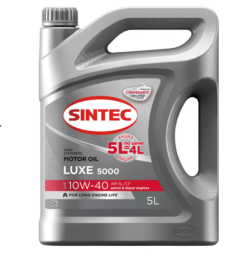 

Моторное масло SINTEC Luxe 5000 10W40 SL/CF 5л