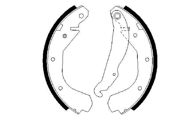 

Комплект тормозных колодок BOSCH 0986487199