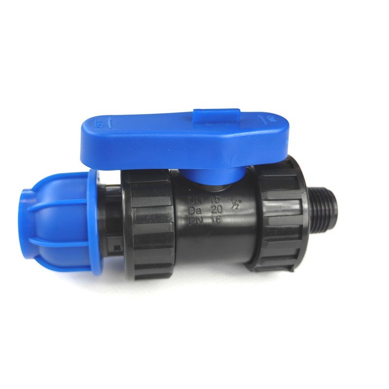 

Кран ПНД Boutte 20 1/2" НР, 12 шт, 9278984, Черный, 9278984