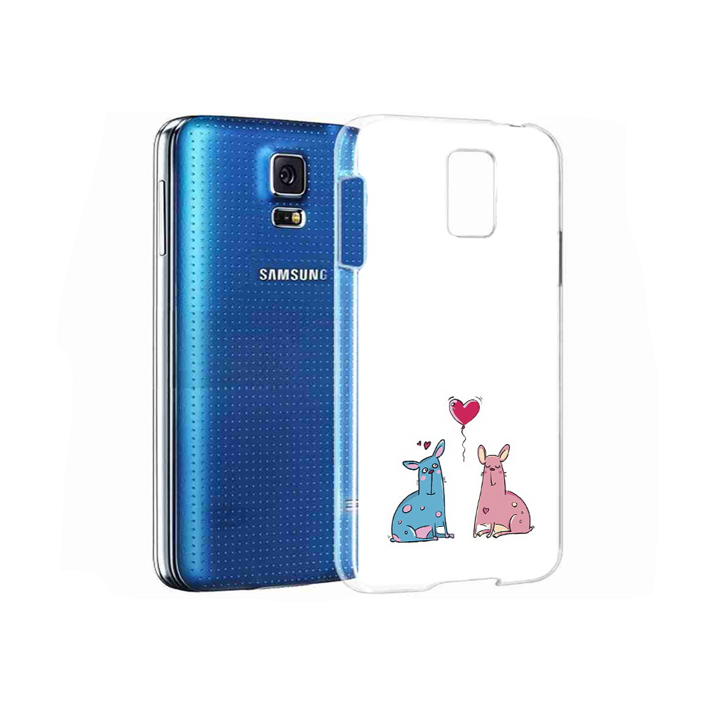 

Чехол MyPads Tocco для Samsung Galaxy S5 Лама любовь (PT12196.512.102), Прозрачный, Tocco