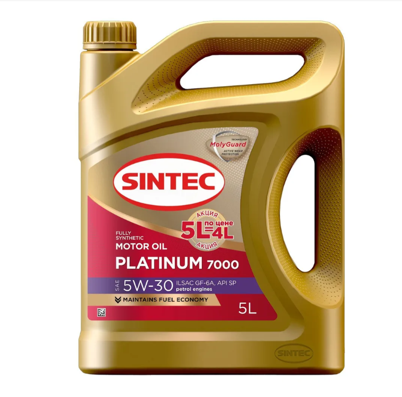 

Моторное масло SINTEC Platinum 7000 5W30 GF-6A SP 5л