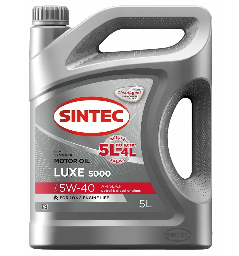 

Моторное масло SINTEC Premium 5W40 5л