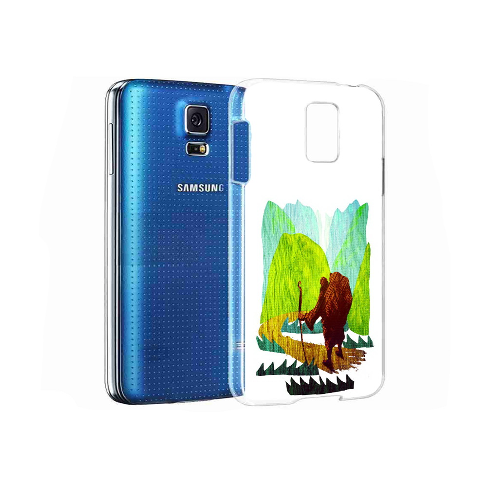

Чехол MyPads Tocco для Samsung Galaxy S5 Лесная тропа (PT12196.512.106), Прозрачный, Tocco