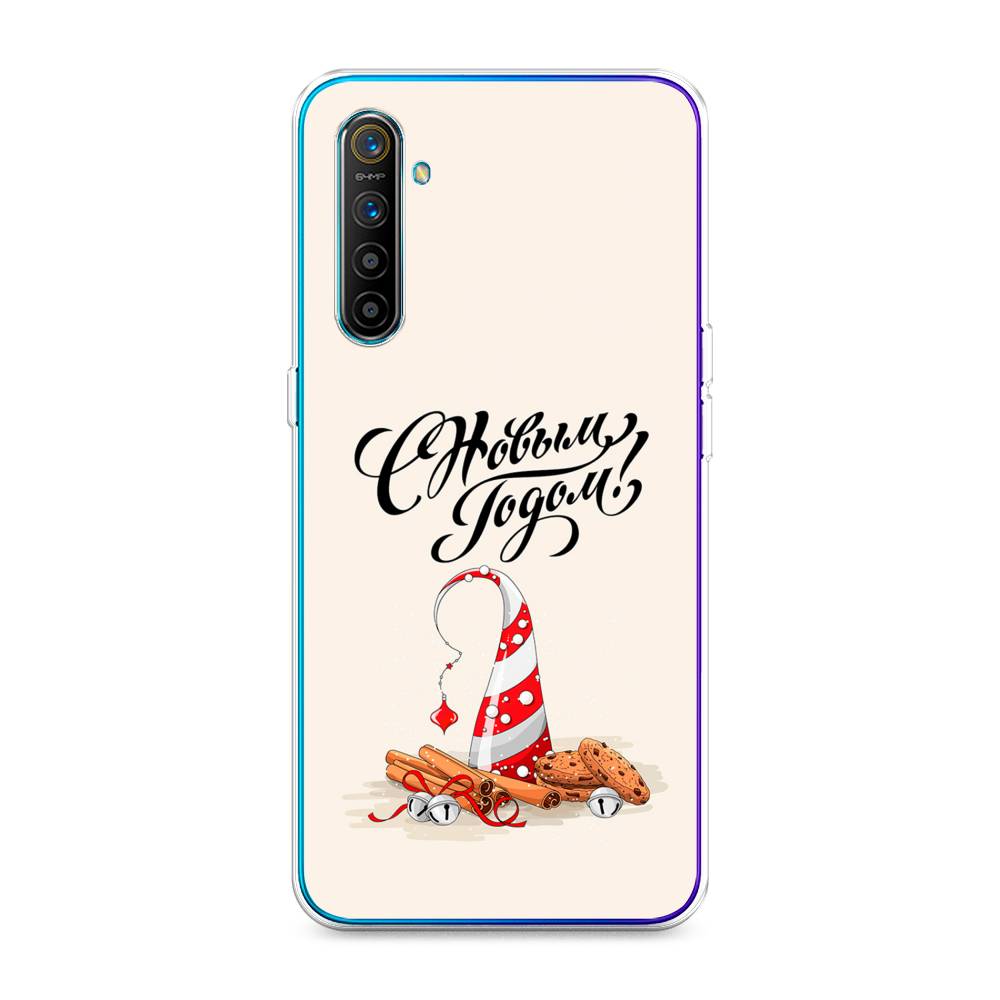 

Чехол на Realme XT "Подарки на Новый Год", Бежевый;красный;черный, 251450-5