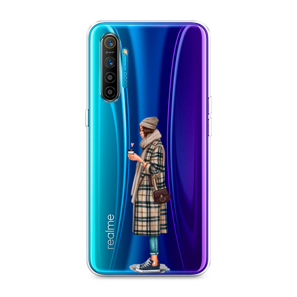 

Чехол на Realme XT "Утренний кофе", Коричневый;бежевый, 251450-6