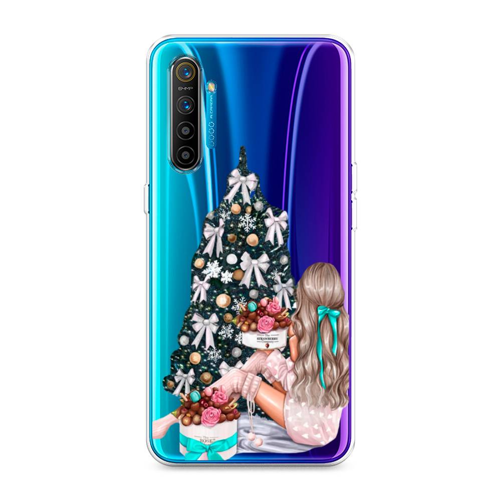 

Чехол на Realme XT "New Year", Зеленый;бежевый;голубой, 251450-5