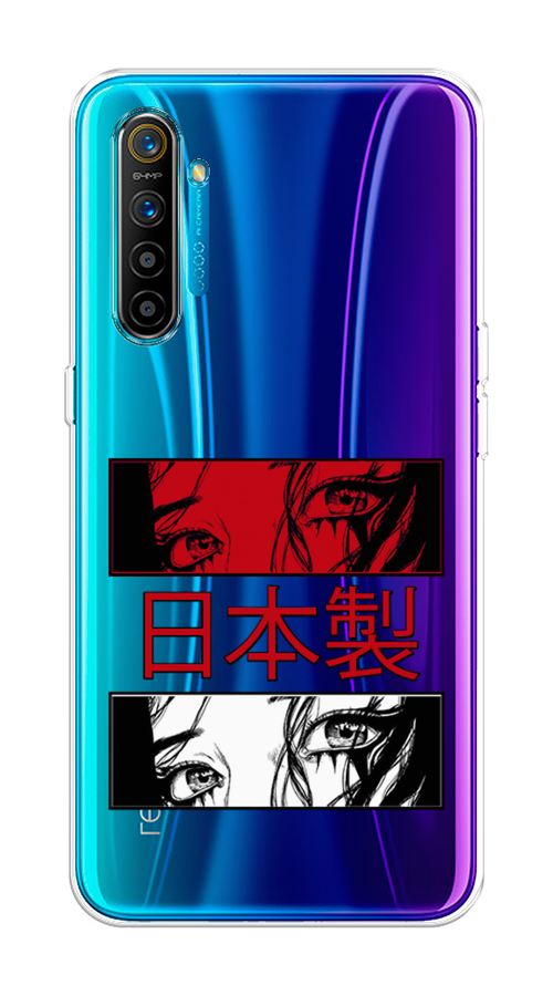 

Чехол на Realme XT "Аниме глаза манга", Красный;белый;черный, 251450-4