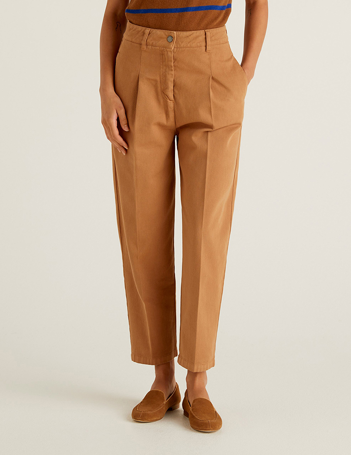 

Джинсы женские United Colors of Benetton 21A_4DUK55AB4 коричневые 46, 21A_4DUK55AB4