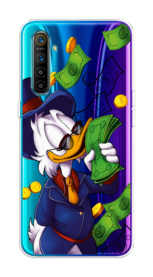 

Чехол на Realme XT "Scrooge McDuck with Money", Синий;зеленый;белый, 251450-6