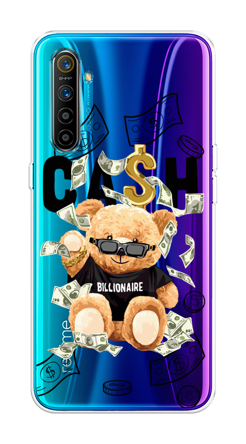 

Чехол на Realme XT "Big cash", Черный;серый;бежевый, 251450-6