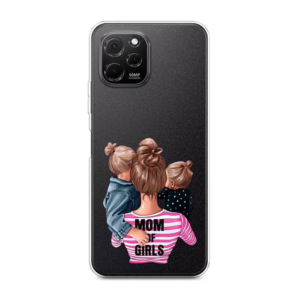 

Чехол Awog на HuaweI Nova Y61 "Mom of Girls", Разноцветный, 6120050-6