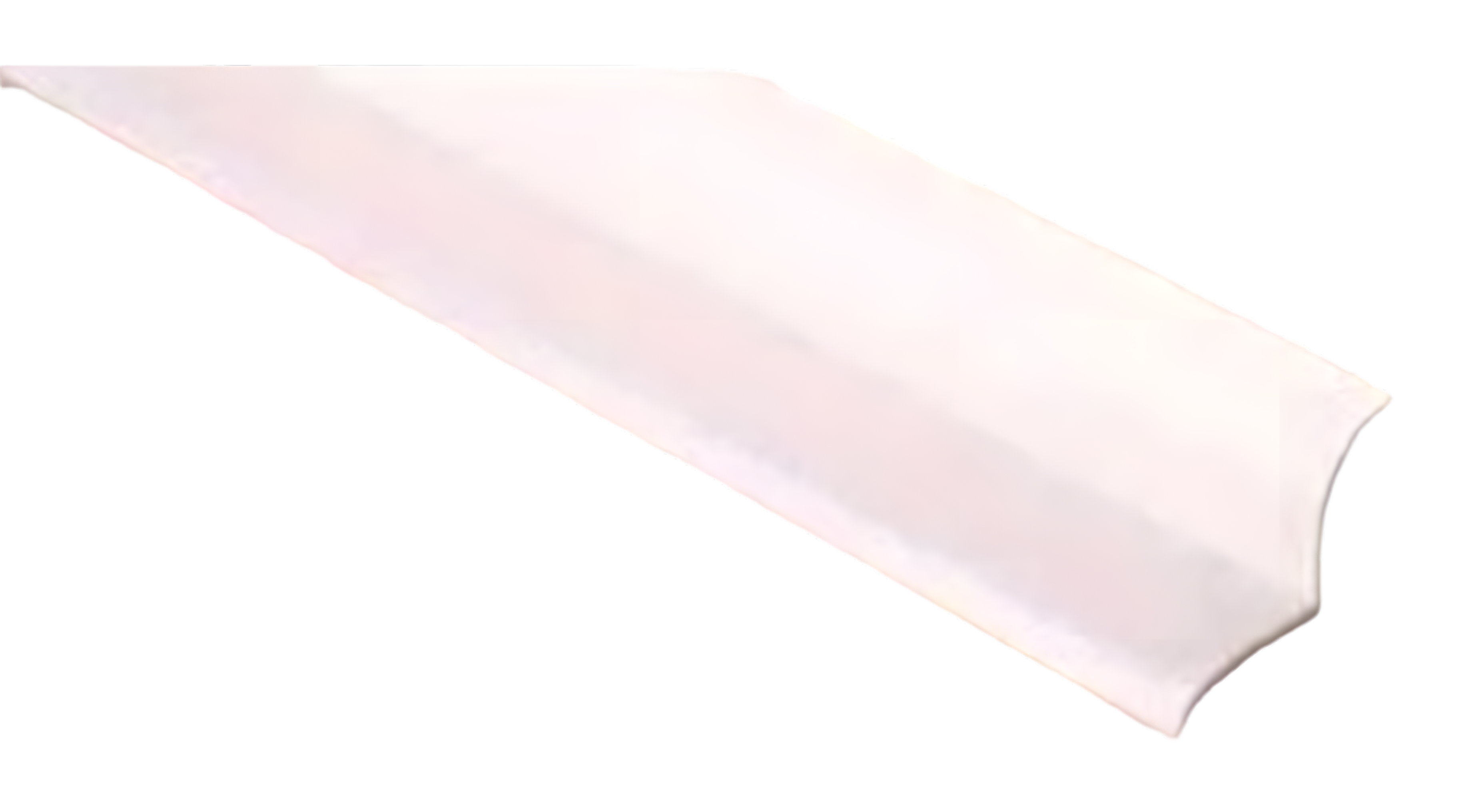 Бордюр на плитку Центурион 1,80 м белый (мягкий край) 45 мм (широкий) 2989