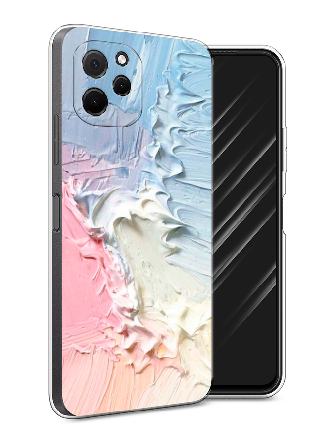 

Чехол Awog на HuaweI Nova Y61 "Волна в Канагаве", Синий;белый, 6120050-4