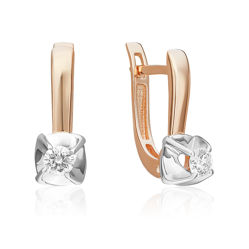 

Серьги из белого/красного золота PLATINA jewelry 02-5334-00-101-1111, бриллиант, 02-5334-00-101-1111