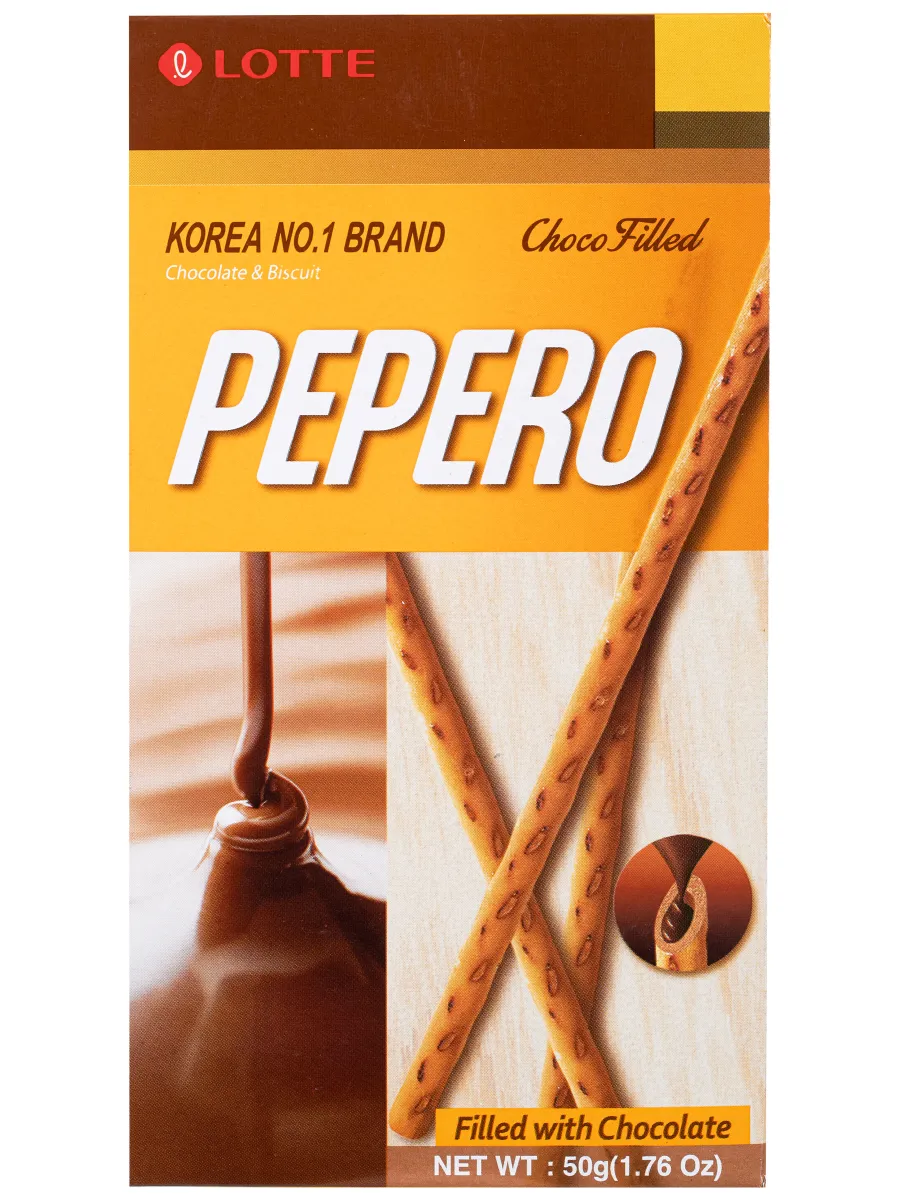 Соломка Lotte Pepero Nude с шоколадом 50 г