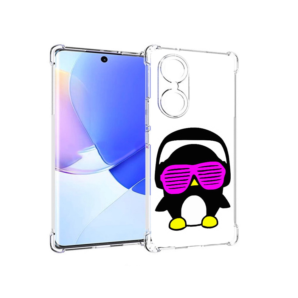 

Чехол MyPads Tocco для Honor 60 пингвин, Прозрачный, Tocco