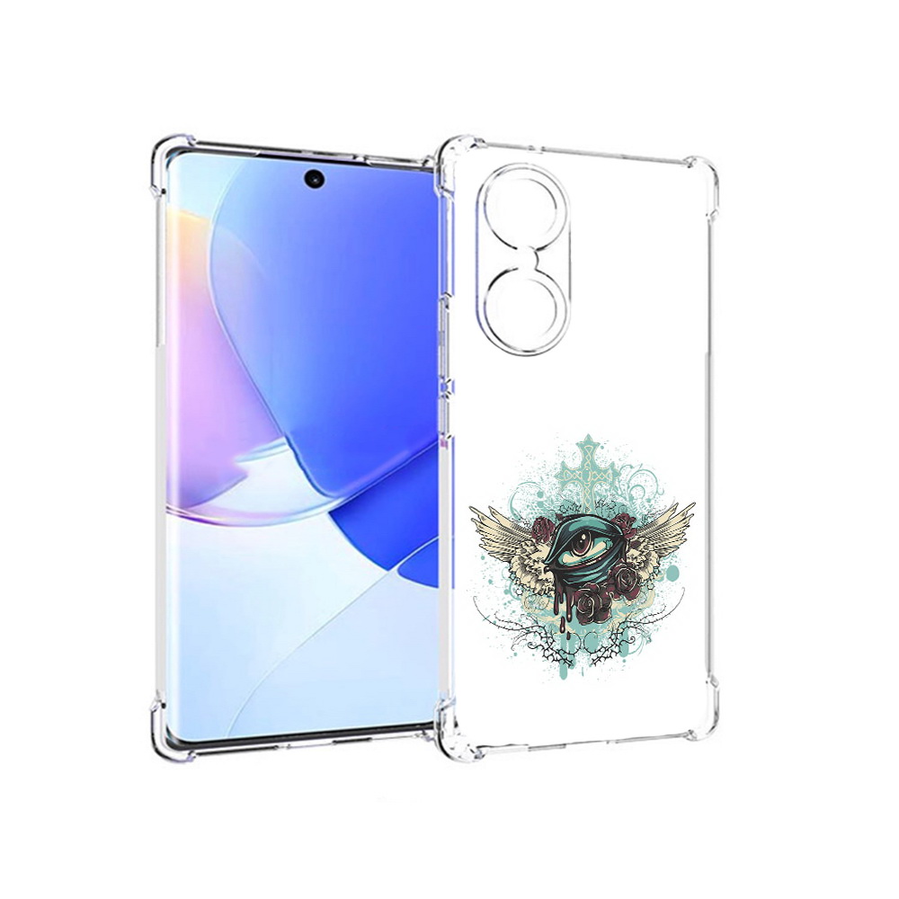 

Чехол MyPads Tocco для Honor 60 плачущий глаз с крыльями, Прозрачный, Tocco