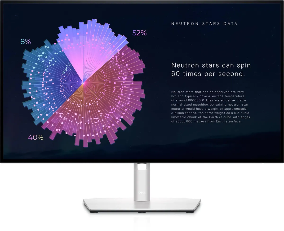 

27" Монитор Dell U2722DE серебристый 60Hz 2560х1440 IPS, U2722DE