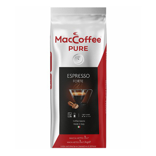 фото Кофе maccoffee pure espresso forte в зернах 1 кг